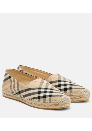 Burberry Burberry Check espadrilles