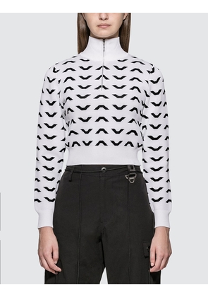 Cropped Half-Zip Jumper