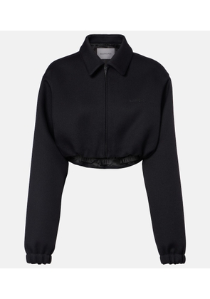 Balenciaga Cropped blouson jacket
