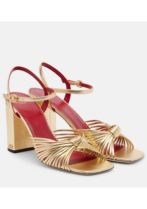Valentino Garavani Annet metallic leather sandals