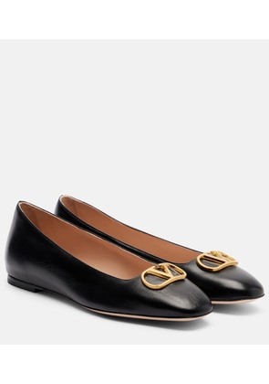 Valentino Garavani VLogo leather ballet flats
