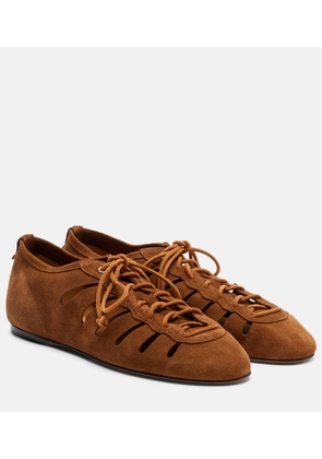 Isabel Marant Leyza perforated suede sneakers