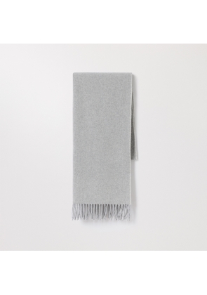 The Oversized Cashmere Wool Scarf Grey Melange