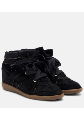Isabel Marant Bobby suede wedge sneakers