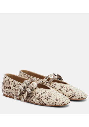 Le Monde Beryl Classic Claudia leather Mary Jane flats