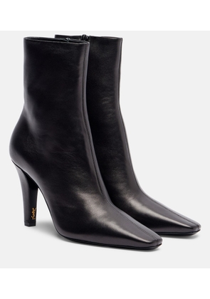 Saint Laurent Jill 95 leather ankle boots