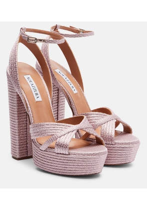 Aquazzura Sundance Plateau platform sandals