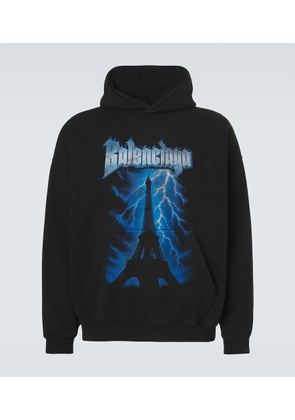 Balenciaga Printed cotton hoodie