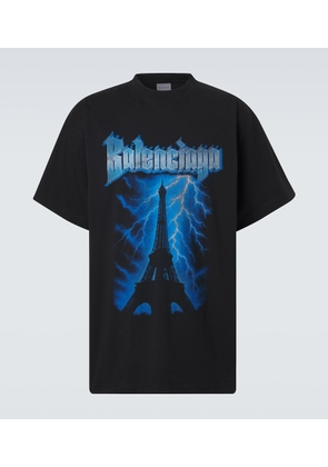 Balenciaga Printed cotton jersey T-shirt