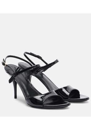 Balenciaga Avenue Bow patent leather sandals