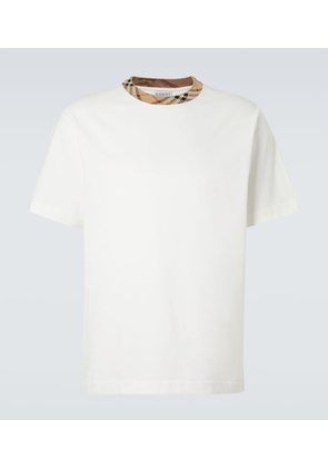 Burberry Burberry Check cotton jersey T-shirt