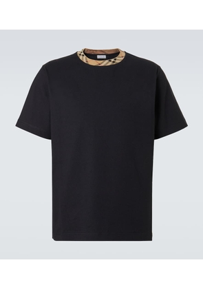 Burberry Burberry Check cotton jersey T-shirt