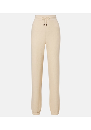 Loro Piana Acacia cashmere and silk sweatpants