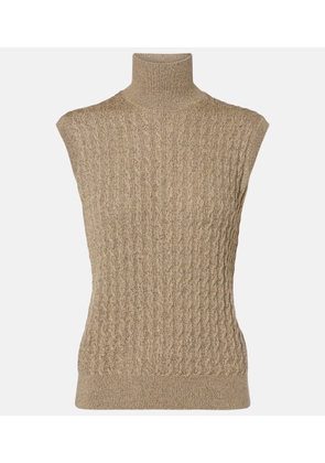 Loro Piana Bihar cable-knit sweater vest