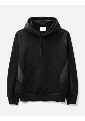 Woven Blocked Hoodie