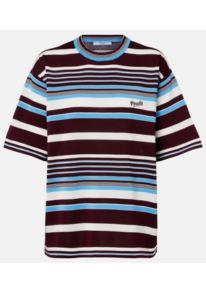Prada Striped cotton T-shirt