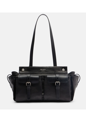 Prada Prada Route leather tote bag