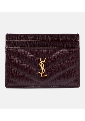 Saint Laurent Cassandre leather card holder