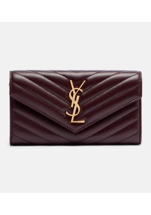 Saint Laurent Cassandre matelasse leather wallet