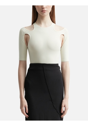 Cut-Out Detail Sculpted Body Top