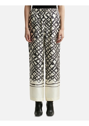 UNISEX SILK LABYRINTH PANTS