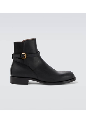 The Row Leather boots