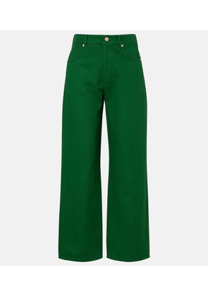 'S Max Mara Onorata cotton and linen wide-leg pants