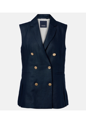 'S Max Mara Bird linen vest
