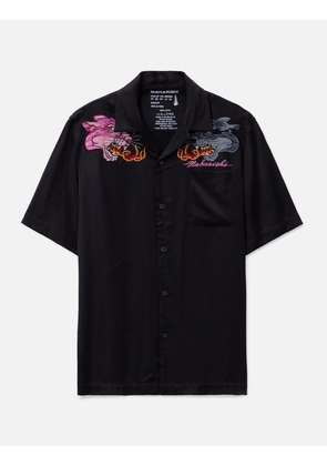 DUAL PANTHERS CAMP COLLAR SHIRT