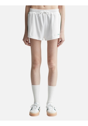 Serif Logo Roller Shorts White/Verde