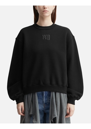 Puff Logo Essential Terry Crew Sweatshirt
