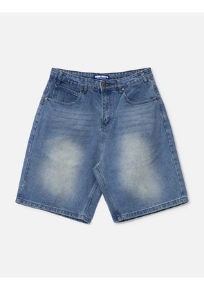 Warped Denim Shorts