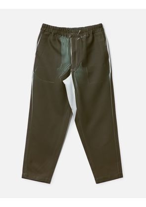 Ink Printed White Pants