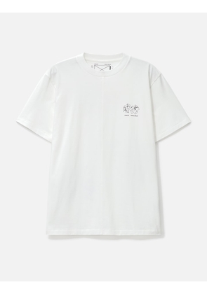 Blue Carbon System Embroidered T-Shirt