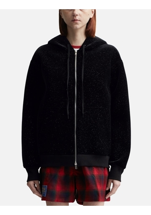 Black Rabbit Ear Zip-Up Hoodie
