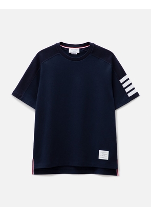 Cotton 4-Bar Short Sleeve Striped T-Shirt
