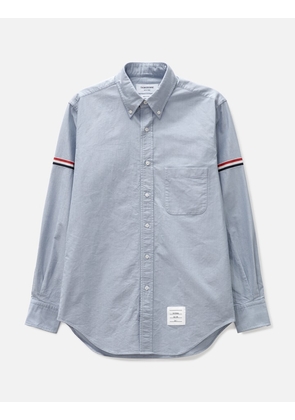 Oxford Striped Grosgrain Armband Classic Shirt