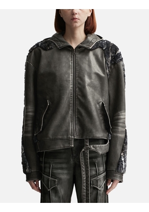 Swamp Faux Leather Jacket