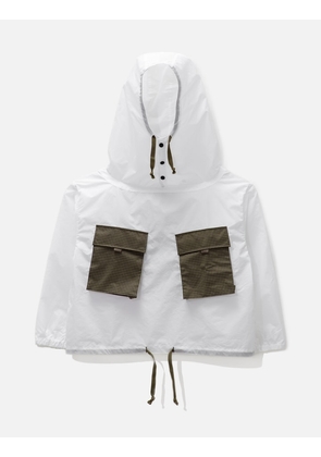 Translucent Military Smock Jacket
