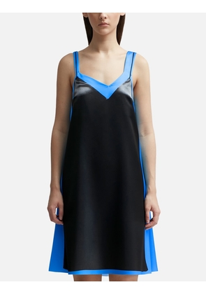 Strappy Dress In Technical Satin