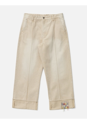 Khaki High Waisted Denim