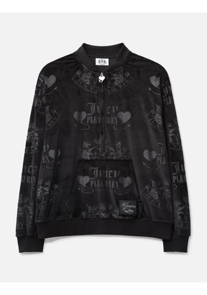 Pleasures X Juicy Couture Crest Velour Quarter Zip