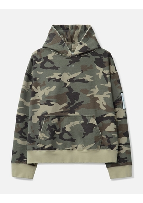 Camo Distressed Hoodie