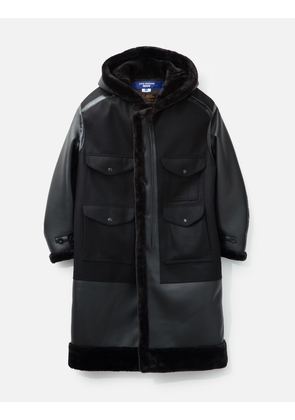 Junya Watanabe Man X Filson Faux Shearling Hooded Coat