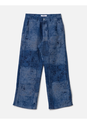 Boro Jaquard Wide Pants Rinse