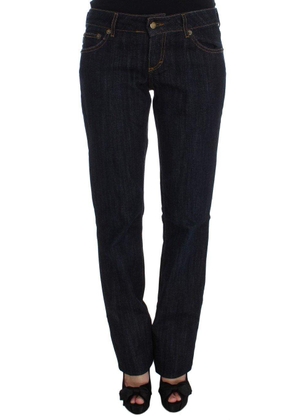 Cavalli Women Dark  Cotton Straight Fit Stretch Jeans - W26