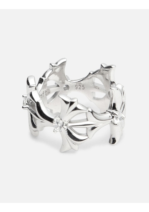 Triple Ornament Eternity Ring