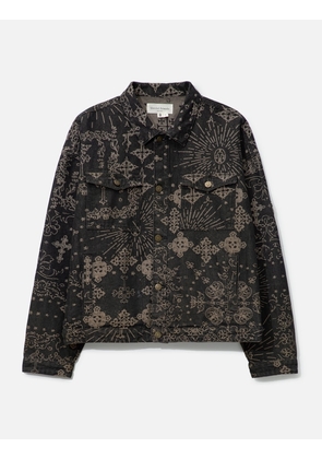 Jacquard Denim Jacket