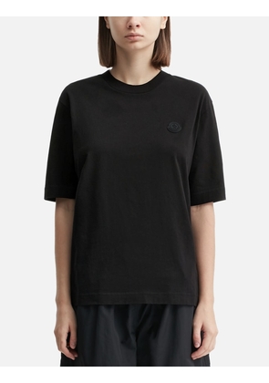 Silicone Logo Patch Cotton T-Shirt