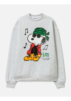 Butter Goods X Peanuts Music Crewneck